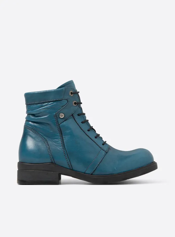 Wolky Center WR - petrol leather Boots for women