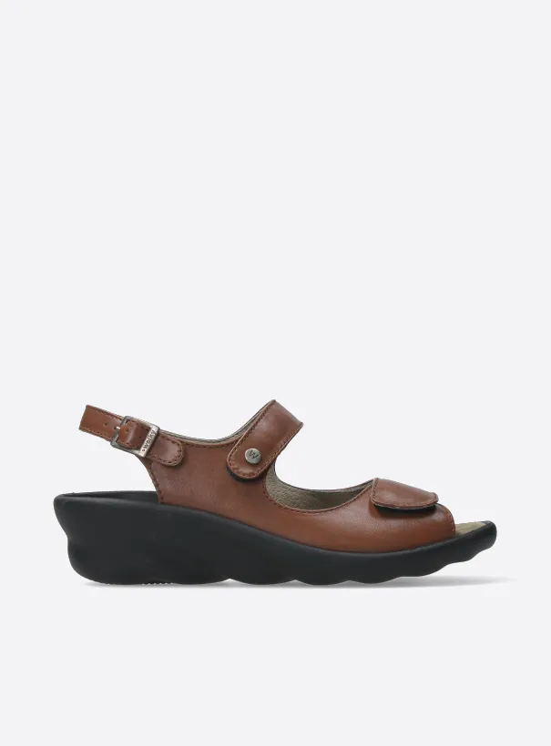Wolky Scala - tan vegan biocare Sandals for women