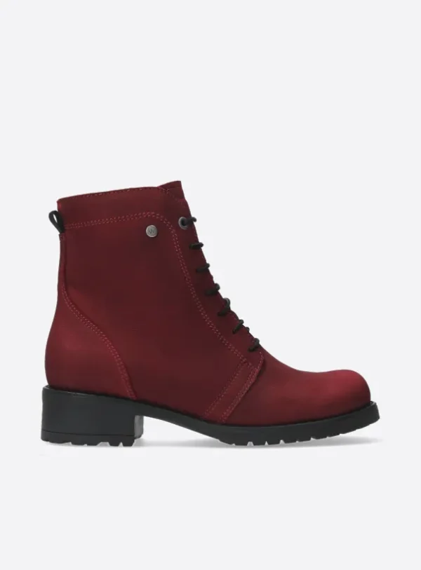 Wolky Quinta - oxblood nubuck Ankle support shoes for women