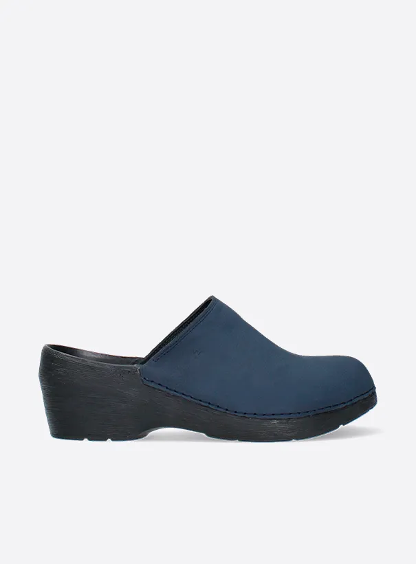 Wolky Pro Clog - blue nubuck Clogs for women