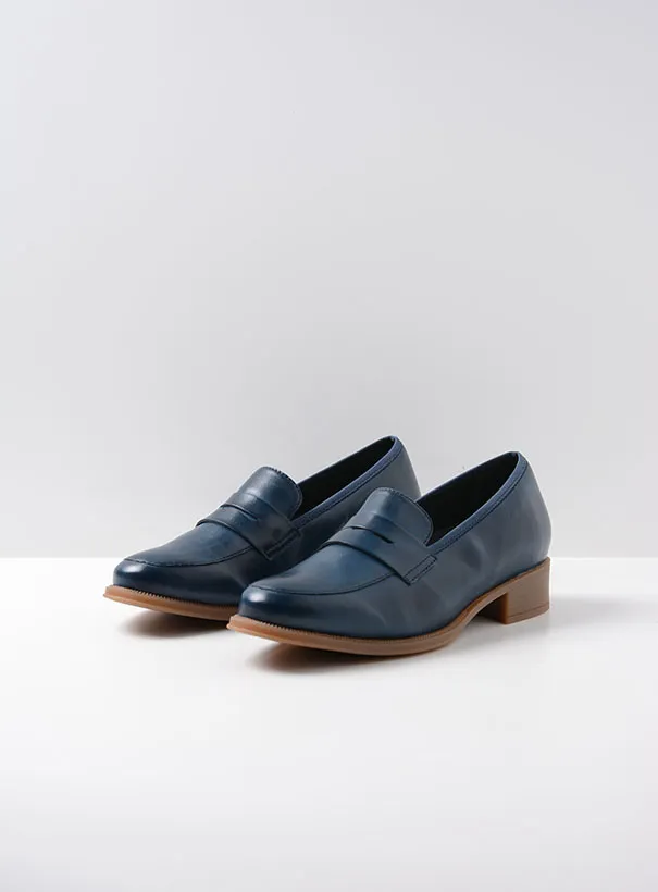 Wolky Alabama F2F - denim vegan biocare Loafers for women