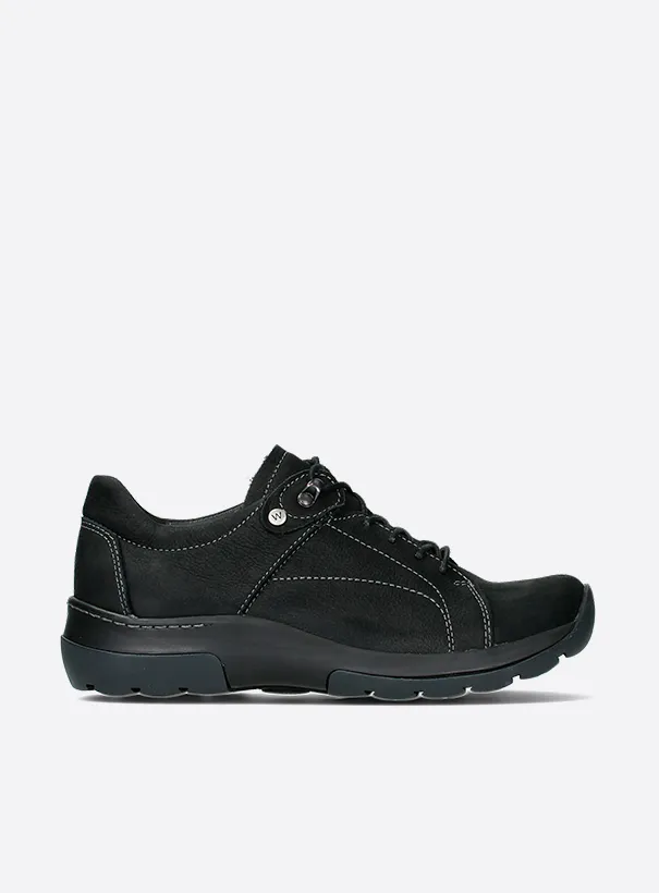 Wolky Cajun WR - black nubuck Lace-up shoes for women