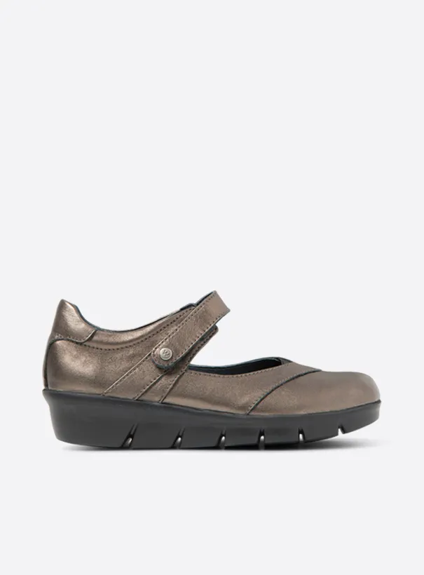 Wolky Mary Jane shoes 0067730212 30212 inox leather