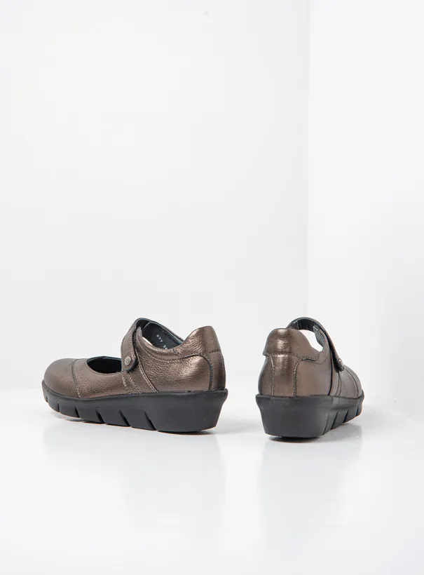Wolky Mary Jane shoes 0067730212 30212 inox leather