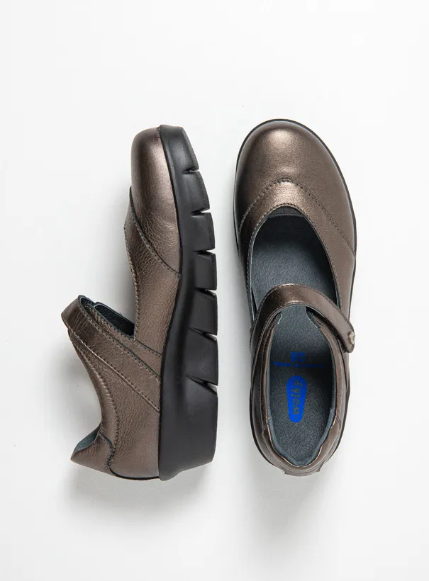 Wolky Mary Jane shoes 0067730212 30212 inox leather