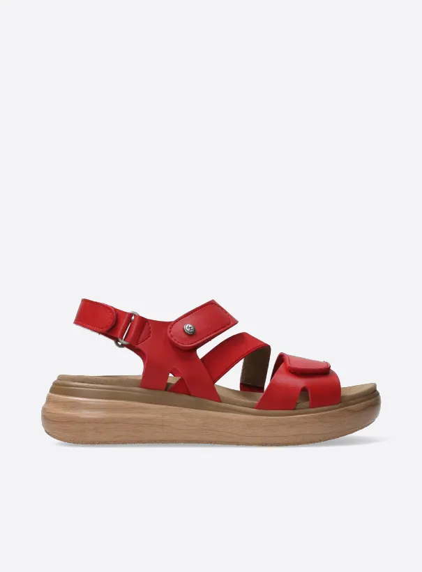 Wolky Amara - red vegan biocare Sandals for women