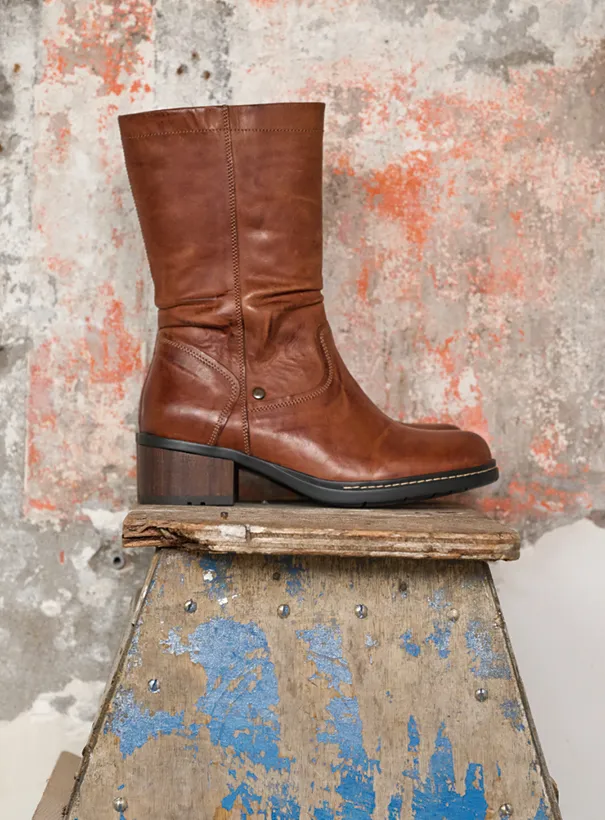 Wolky Rugged 0127130430 30430 cognac leather