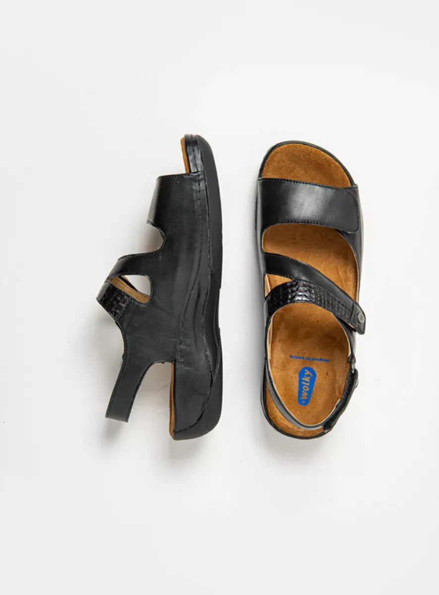 Wolky Liana XW - black vegan biocare Sandals for women