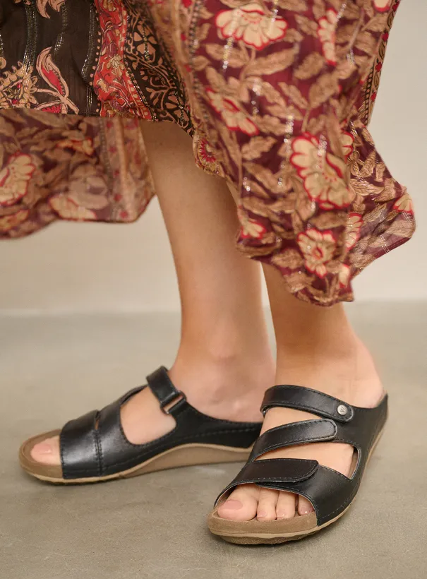 Wolky Sandals 0053650000 50000 black leather