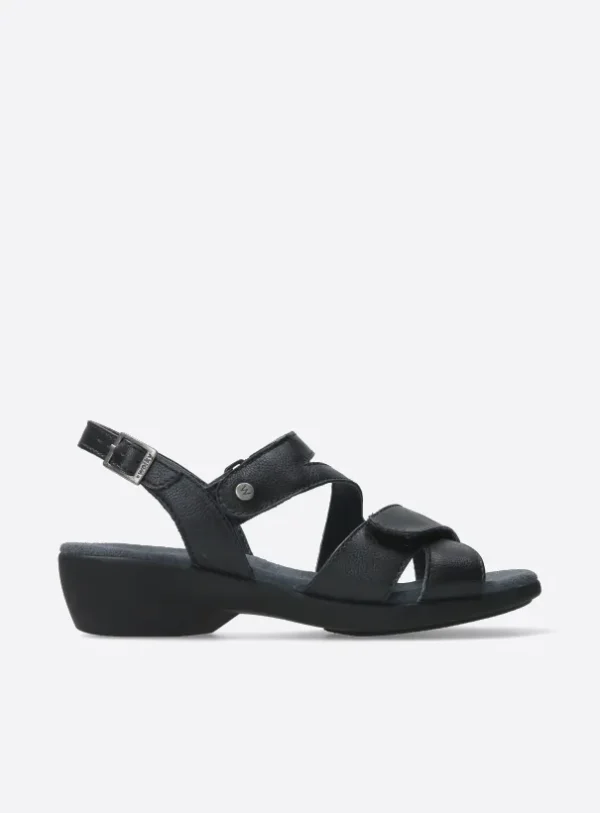 Wolky Fria - black vegan biocare Sandals for women