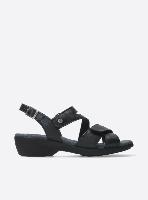 Wolky Fria - black vegan biocare Sandals for women