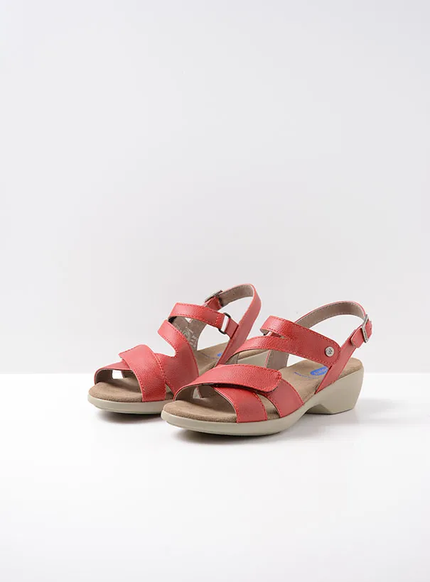 Wolky Fria - red vegan biocare Sandals for women