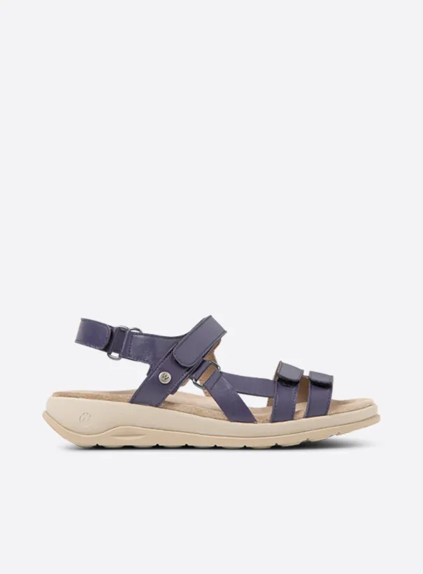 Wolky Manilla - purple leather Sandals for women