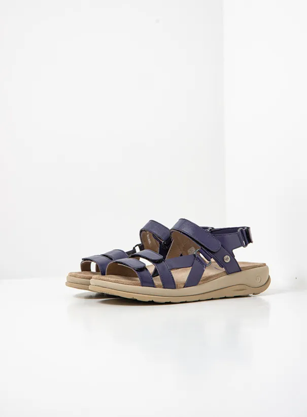 Wolky Manilla - purple leather Sandals for women
