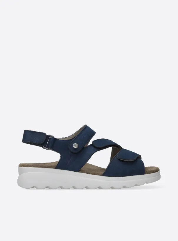 Wolky Yard - denim nubuck Sandals for women