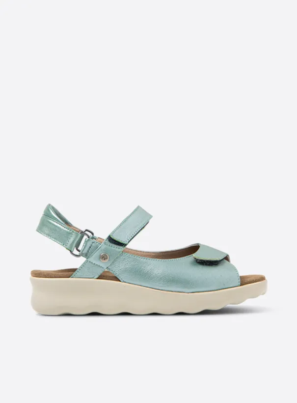 Wolky Sandals 0189031780 31780 aqua leather