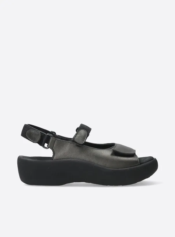 Wolky Jewel - inox leather Sandals for women