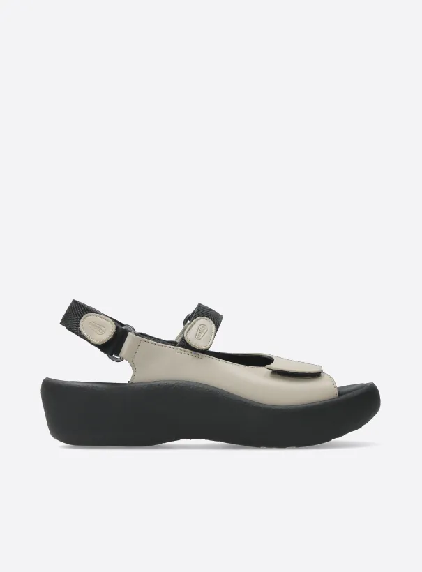Wolky Jewel - linen leather Sandals for women
