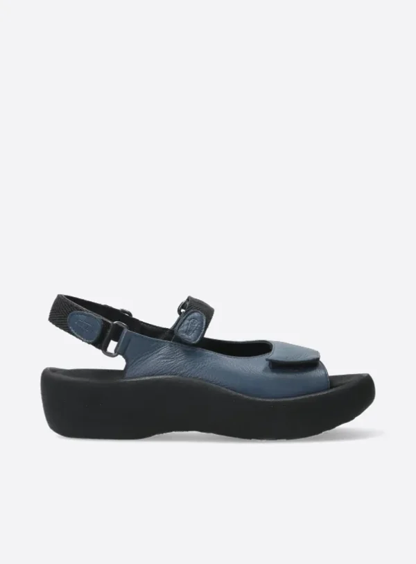Wolky Jewel - jeans leather Sandals for women