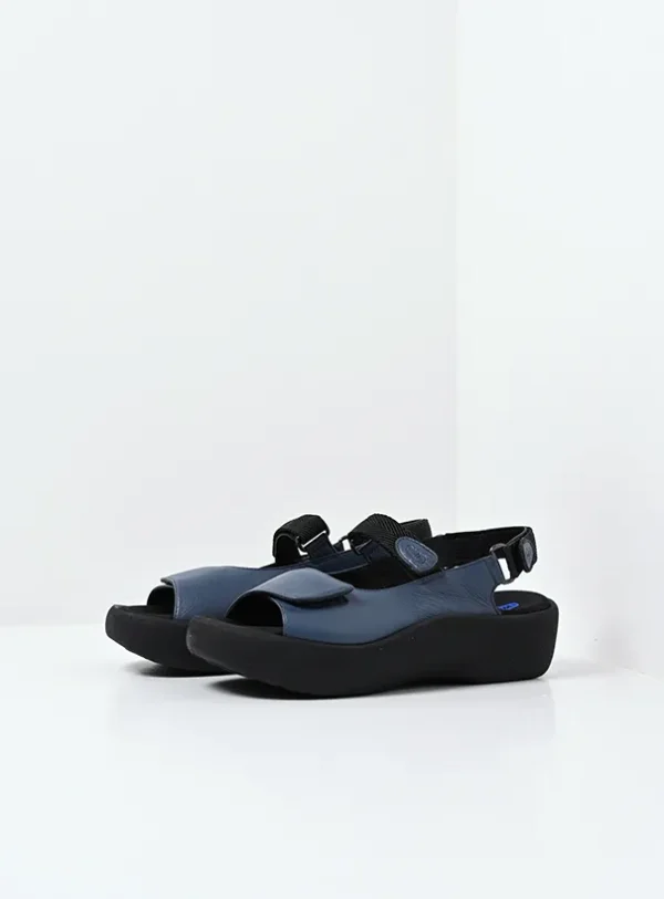 Wolky Jewel - jeans leather Sandals for women