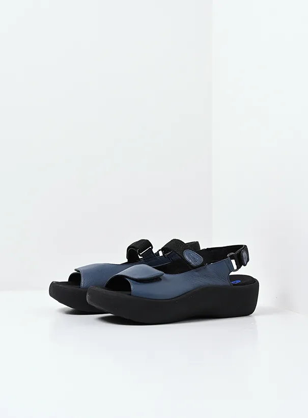 Wolky Jewel - jeans leather Sandals for women