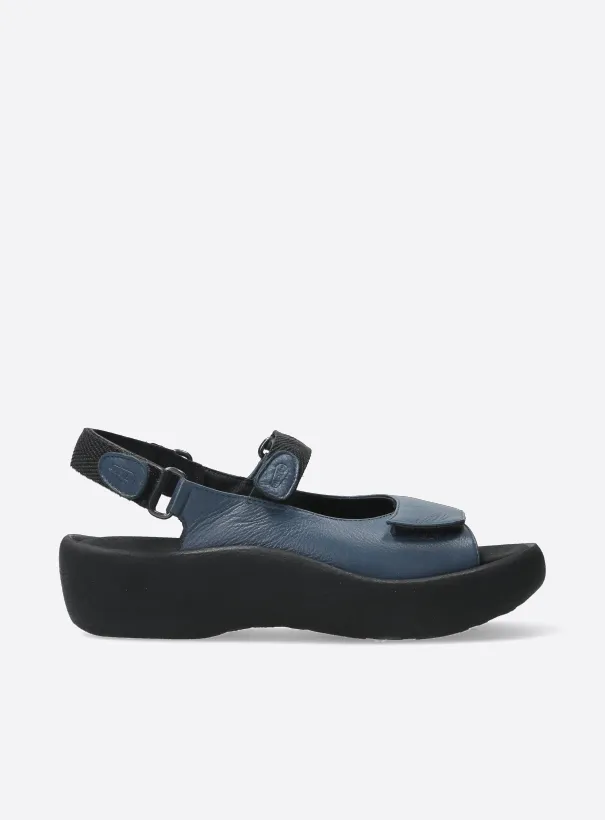 Wolky Jewel - jeans leather Sandals for women