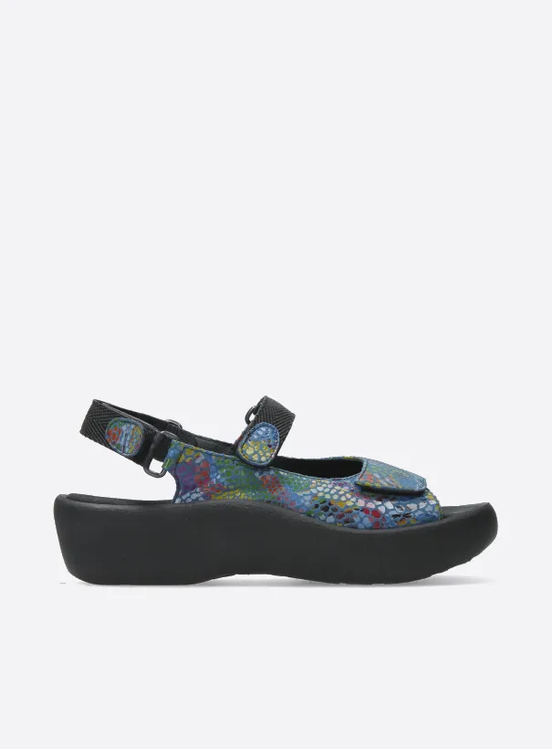 Wolky Jewel - jeans multi leather Sandals for women