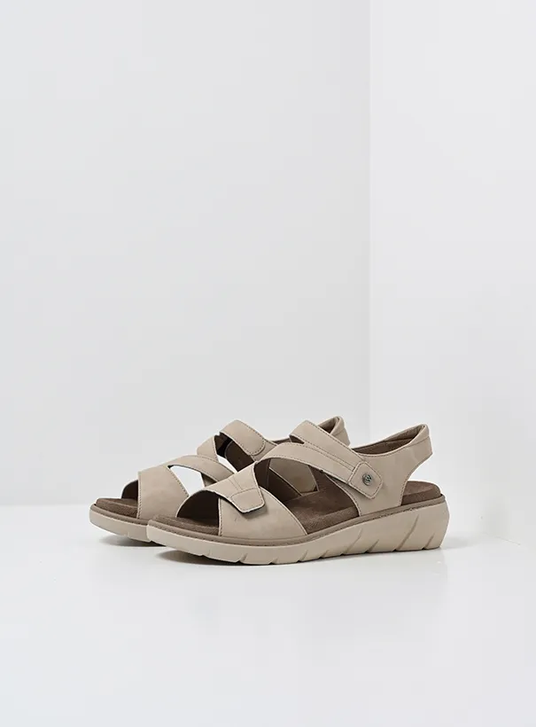 Wolky Ikaria - beige vegan biocare Sandals for women