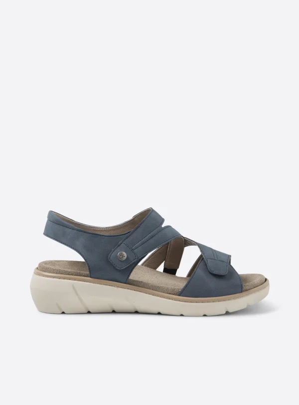 Wolky Ikaria - denim vegan biocare Sandals for women