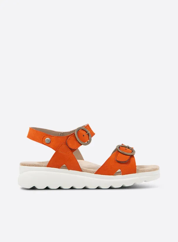 Wolky Voyage - brick vegan biocare Sandals for women