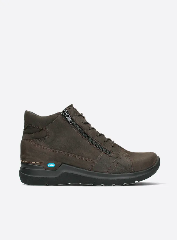 Wolky Why - brown nubuck Lace-up shoes for women
