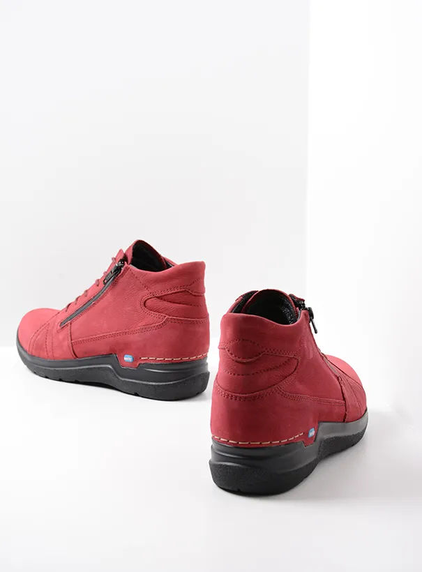 Wolky Why - oxblood nubuck Lace-up shoes for women