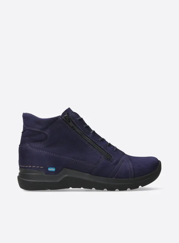 Wolky Why - purple nubuck Lace-up shoes for women
