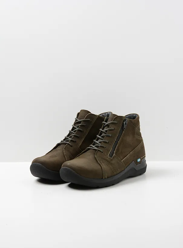 Wolky Why - cactus nubuck Lace-up shoes for women