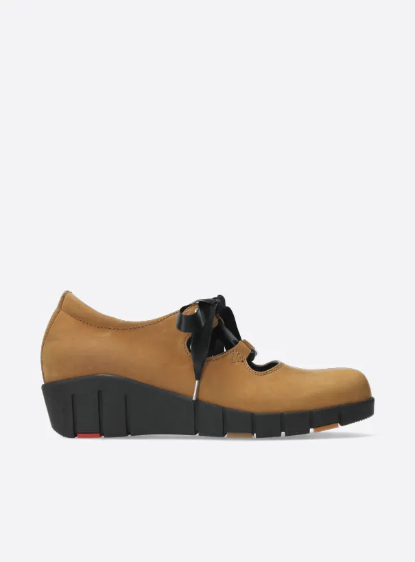 Wolky Boston - camel nubuck Ankle support shoes for women