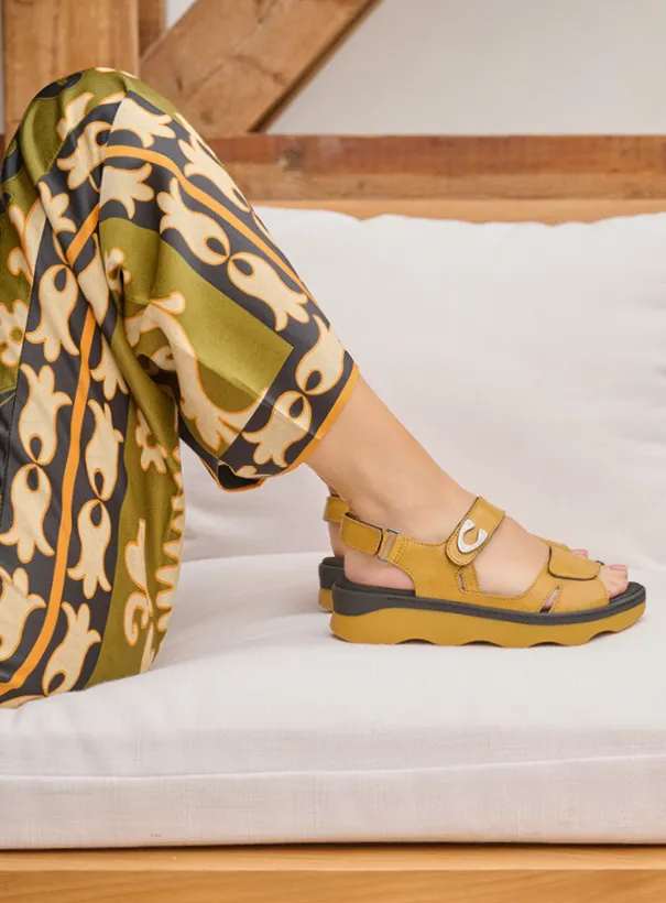 Wolky Medusa - amber leather Sandals for women