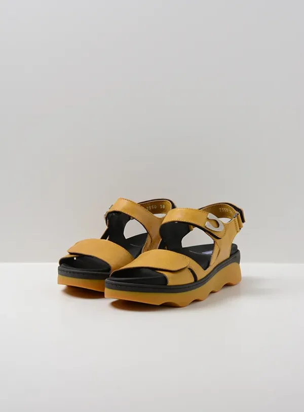 Wolky Medusa - amber leather Sandals for women