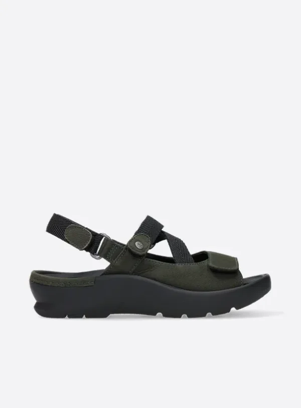 Wolky Lisse - cactus nubuck Sandals for women