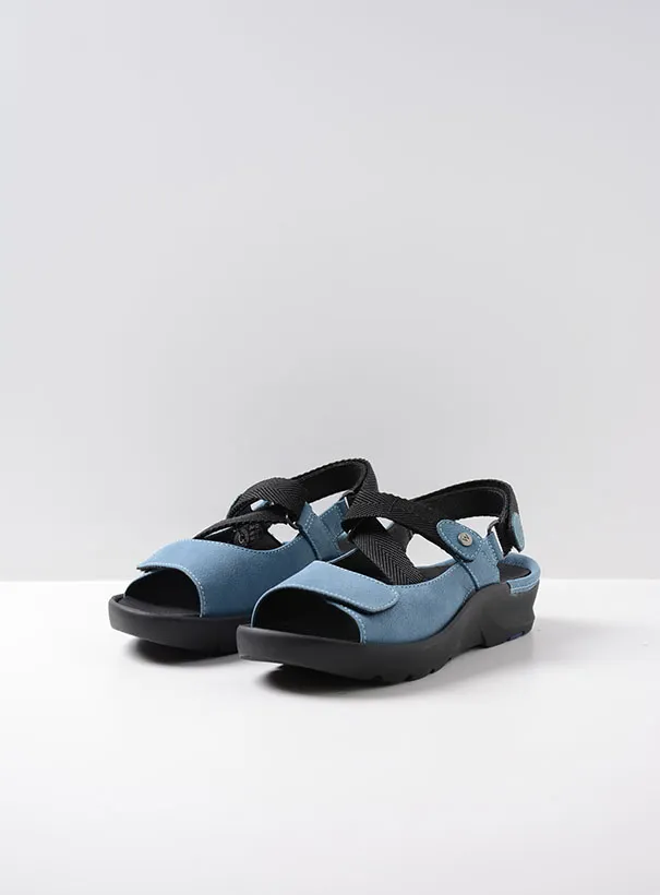 Wolky Lisse - baltic blue nubuck Sandals for women