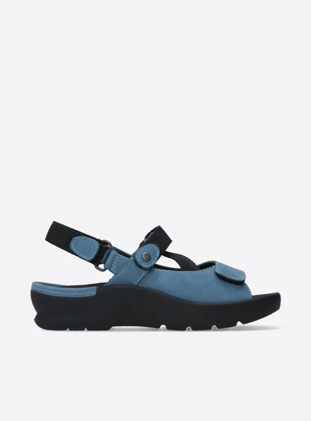 Wolky Lisse - baltic blue nubuck Sandals for women
