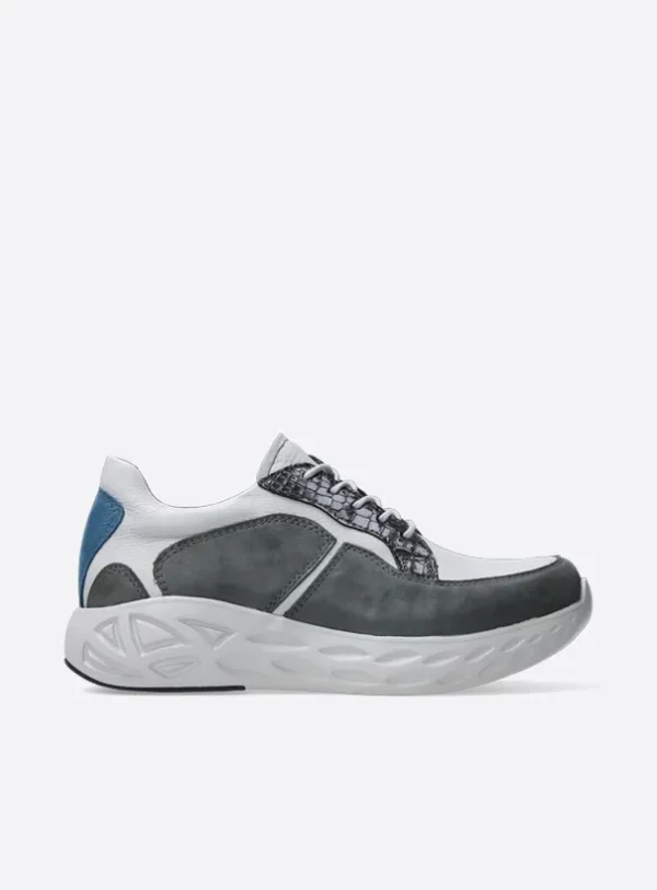 Wolky Bounce - anthracite combi leather Sneakers for women