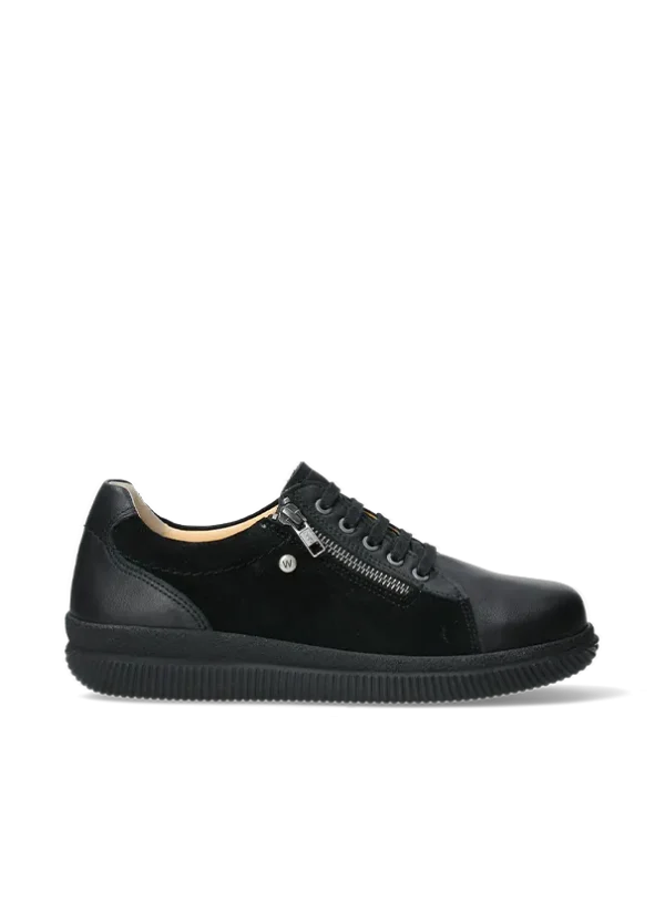 Wolky Pro XW - black leather Lace-up shoes for women