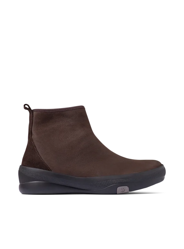 Wolky Pulse - brown nubuck Ankle boots for women