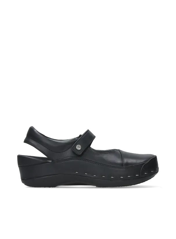 Wolky Cloggy 0601550000 50000 black leather