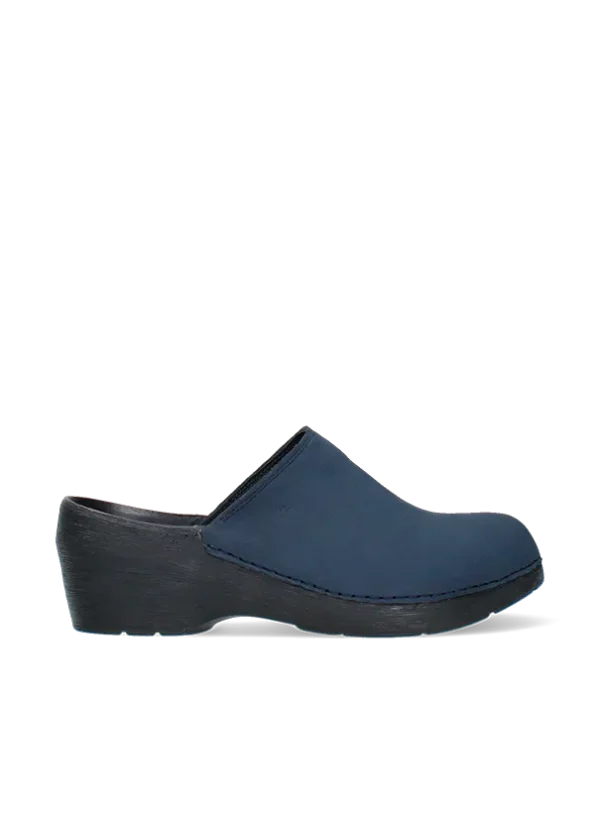 Wolky Pro Clog - blue nubuck Clogs for women