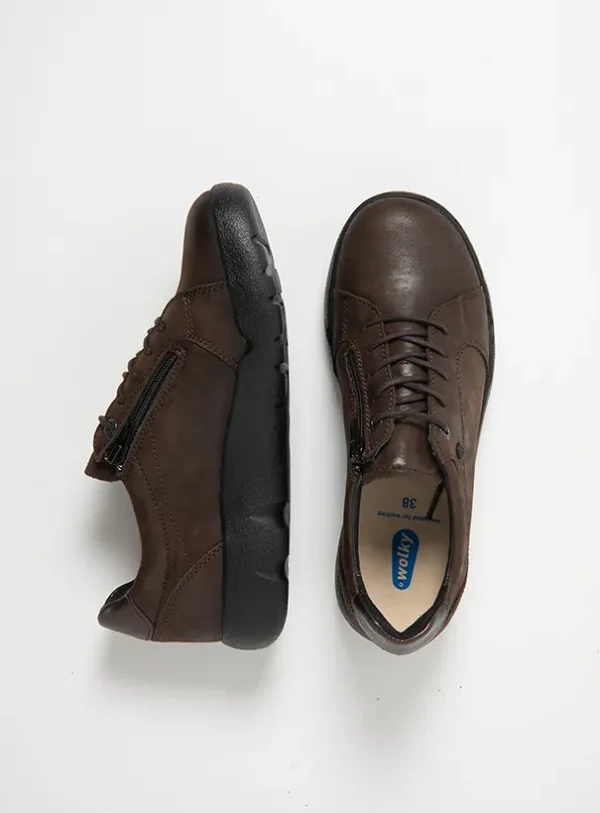 Wolky Lunvia - brown effect leather Lace-up shoes for women