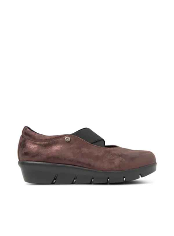 Wolky Cursa - mahogany brown nubuck Loafers for women