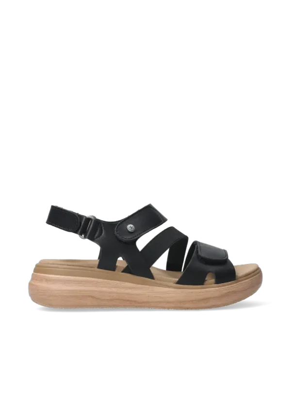 Wolky Amara - black vegan biocare Sandals for women
