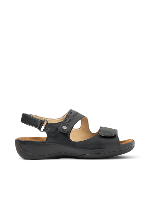 Wolky Sandals 0031690021 90021 black vegan biocare