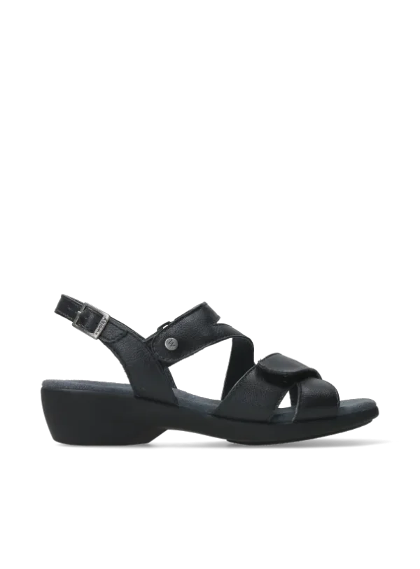 Wolky Fria - black vegan biocare Sandals for women